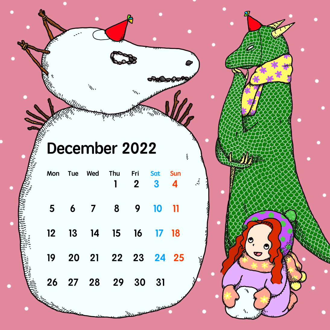 2022 Calendar 12